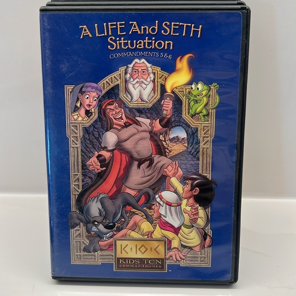Kids Ten Commandments 5-DVD Set EUC the complete collection box set - Picture 7 of 9